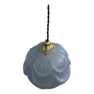 Art Deco molded glass pendant light