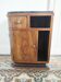 Chevet en bois / meuble d'appoint et marbre style art déco