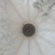Suspension vintage luminaire in white lace diam 30 height 25