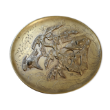 Japanese bronze dish