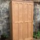 Parisian paneled cabinet in raw wood, 1940