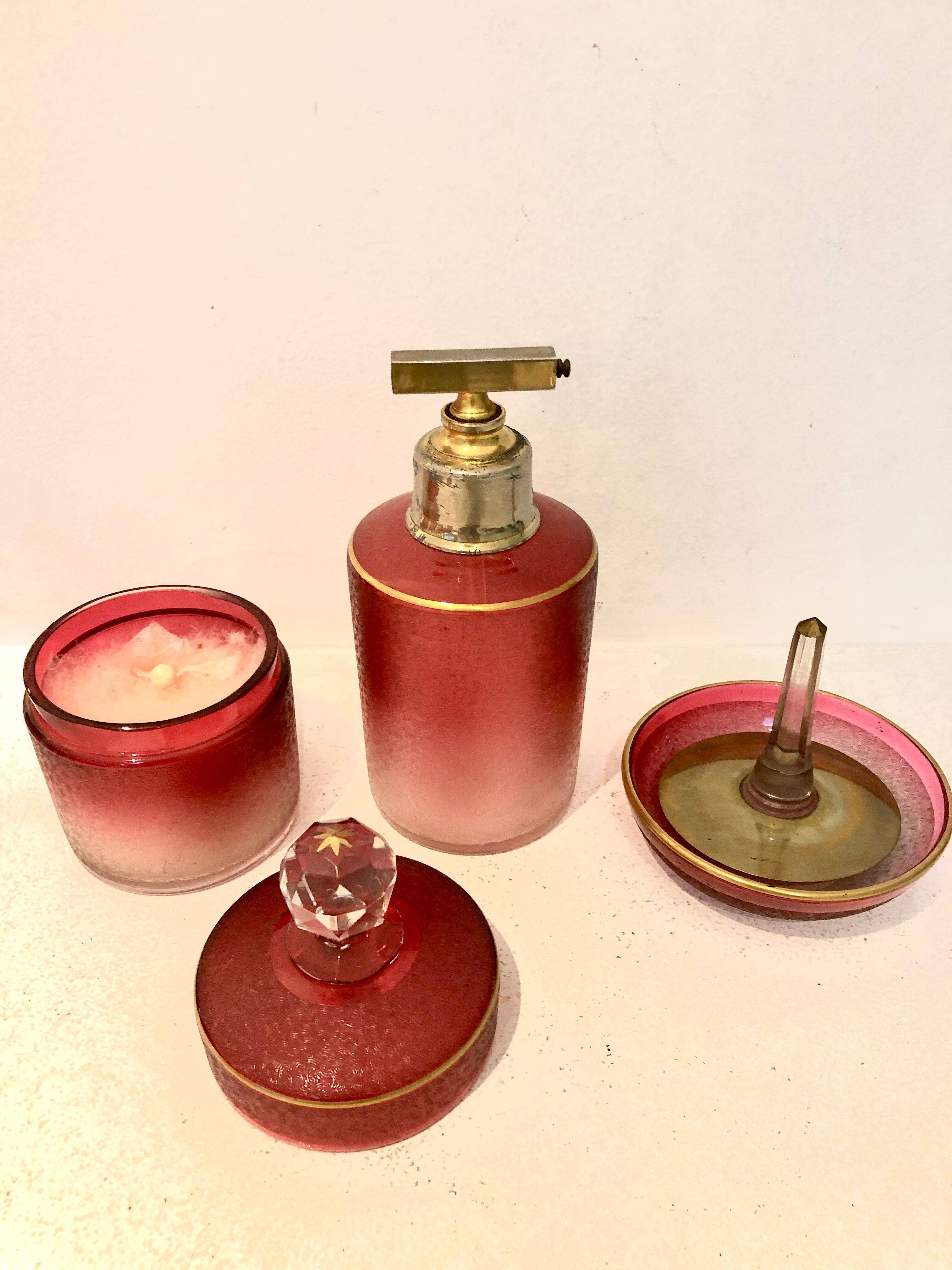 Crystal perfume service "Saint Louis", 1930