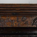 Charles II Oak Plaque, 1684, Set of 3