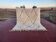 Beni Ouarain rug 300x200 cm – Thick ivory wool, diamond patterns