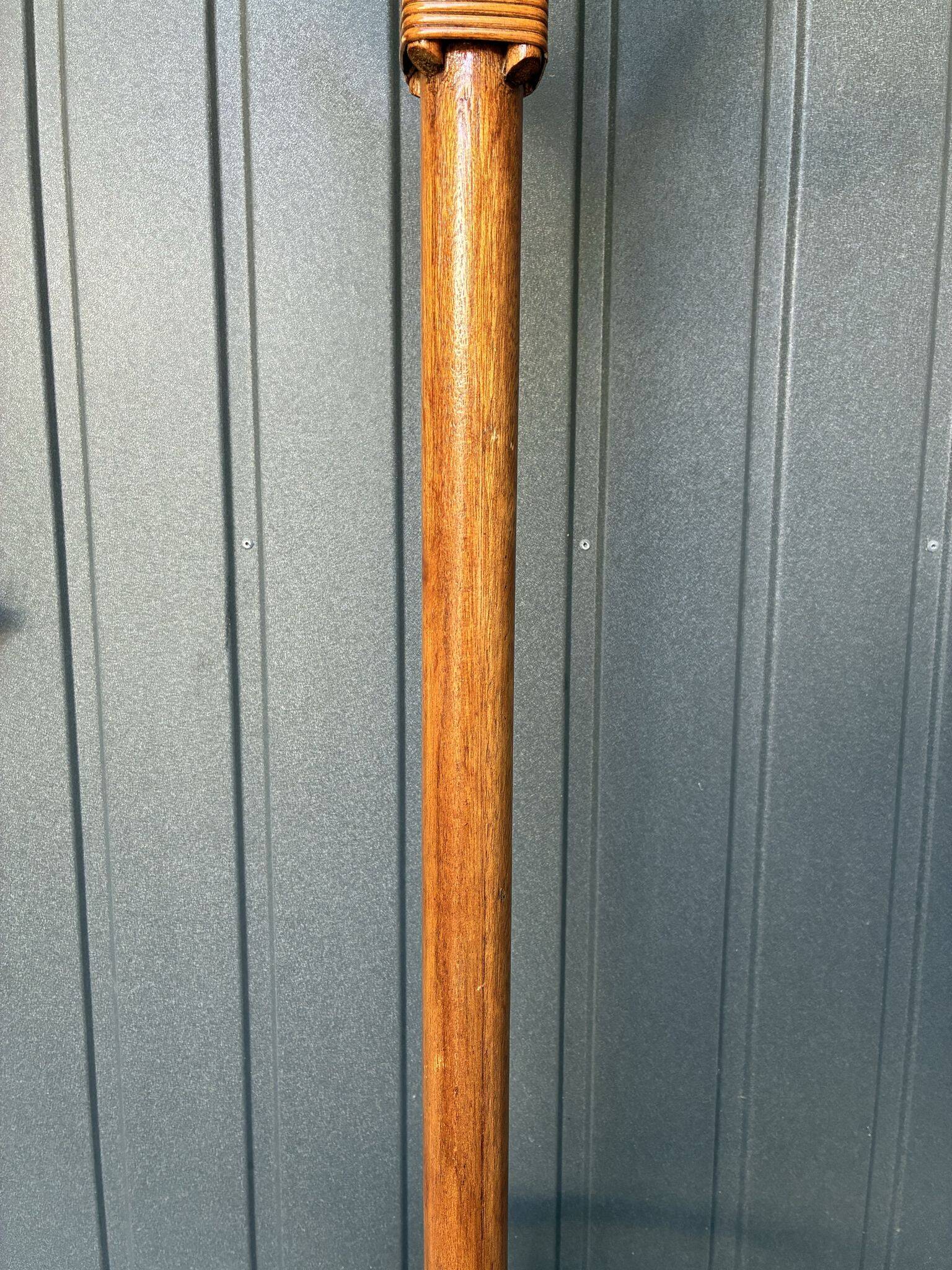 Bentwood and rattan coat stand, 1960s