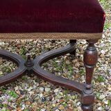 English chair in mahogany, X-shaped legs – 19th century