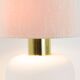 Pair of vintage opaline glass lamps, Limburg, 1968