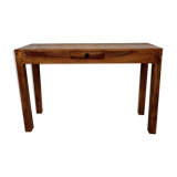 Console bureau bois de Sesham massif