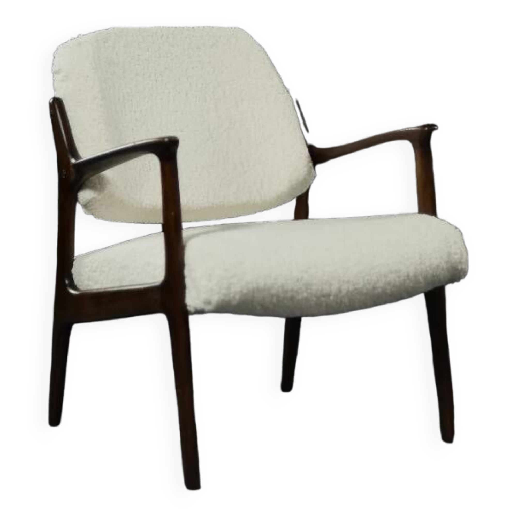 Vintage Scandinavian modern lounge chair in teak Domus by Inge Andersson for Bröderna Andersson.