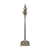 Silver metal palm lamp foot
