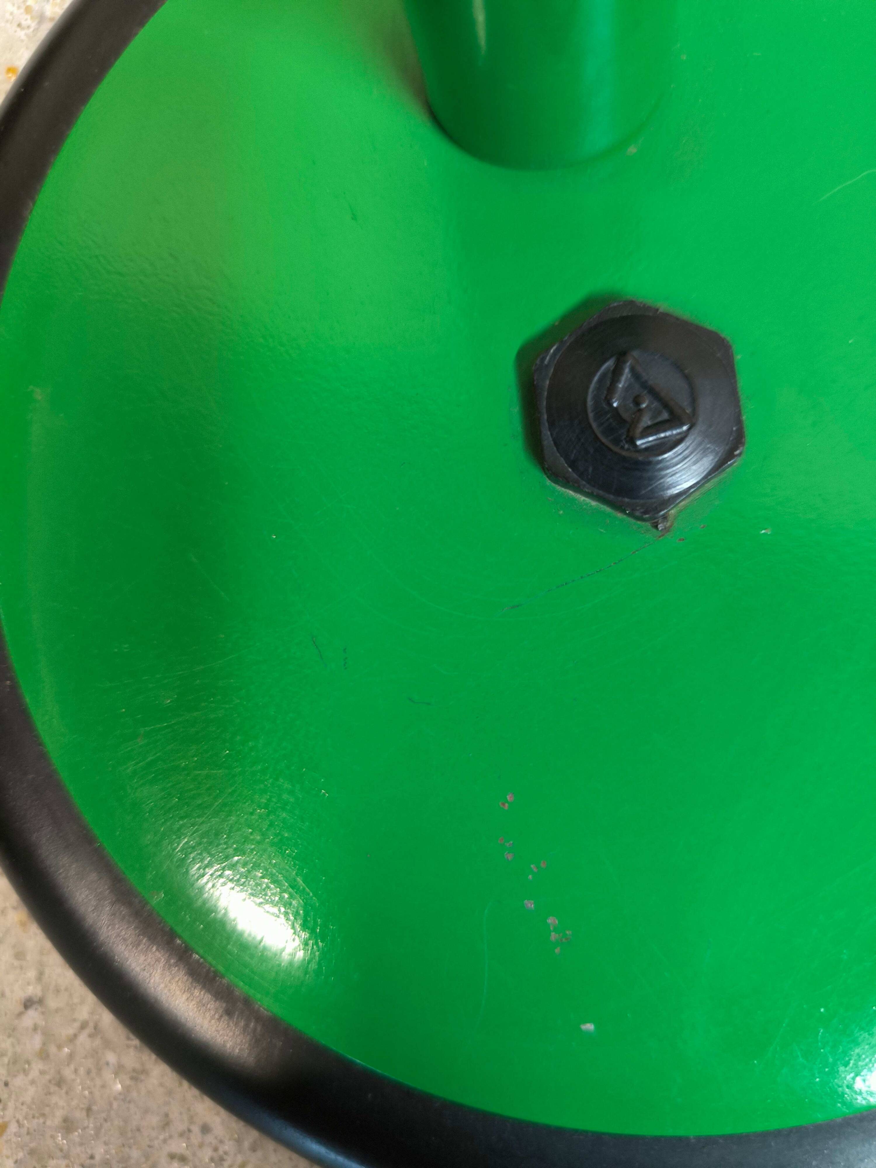 Vintage green Aluminor desk lamp