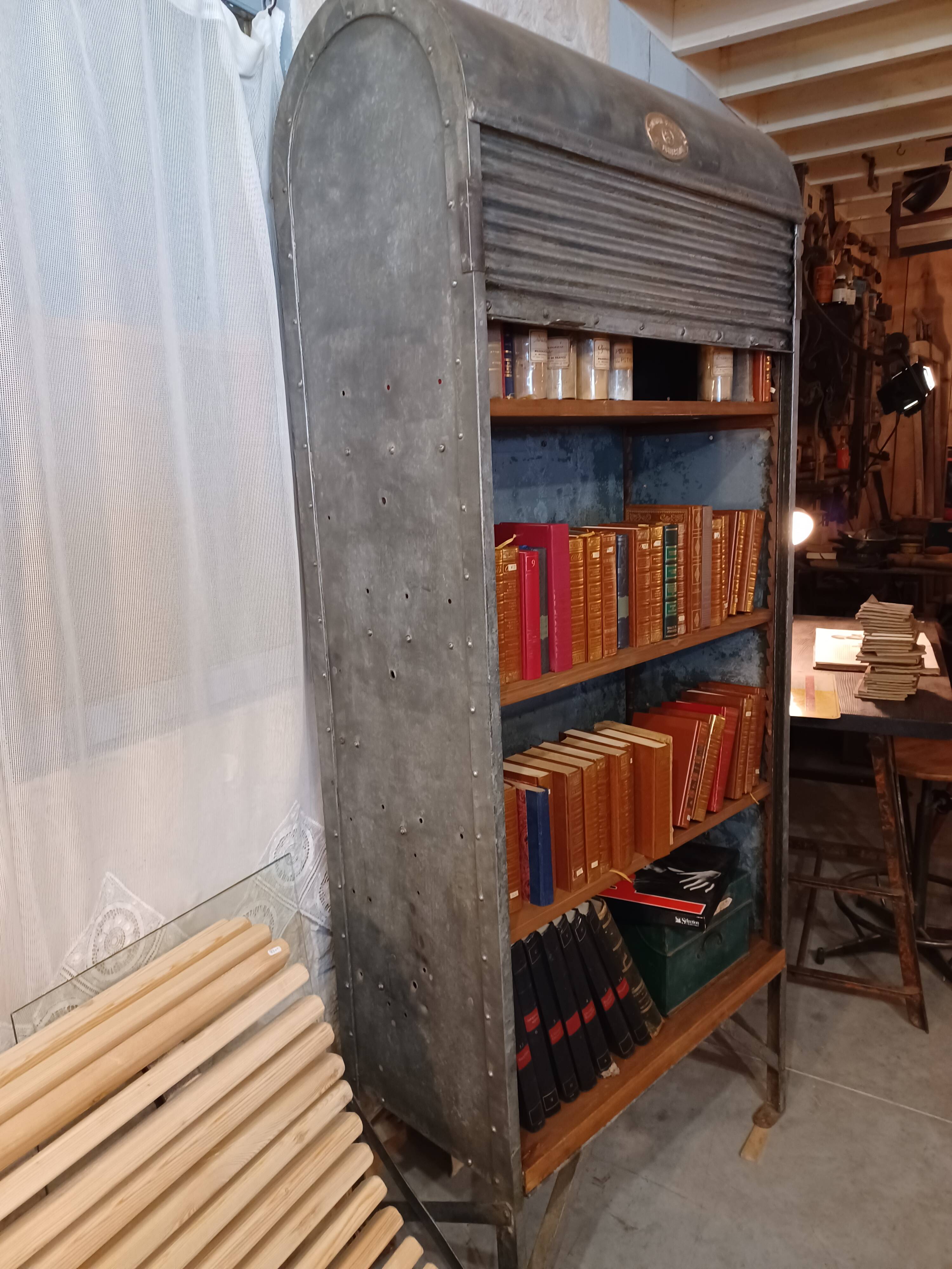 Riveted steel furniture