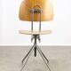 Chaise d'architecte pivotante et réglable, milieu XXème