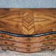Curved chest of drawers Louis XV period in precious wood marquetry around 1750