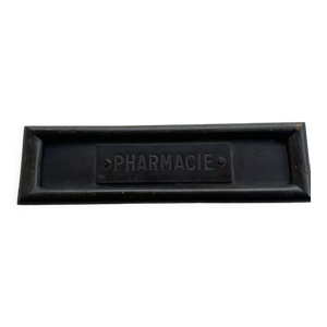 plaque boîte au lettre