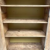 Restored 1930 art deco wardrobe, pure linen color