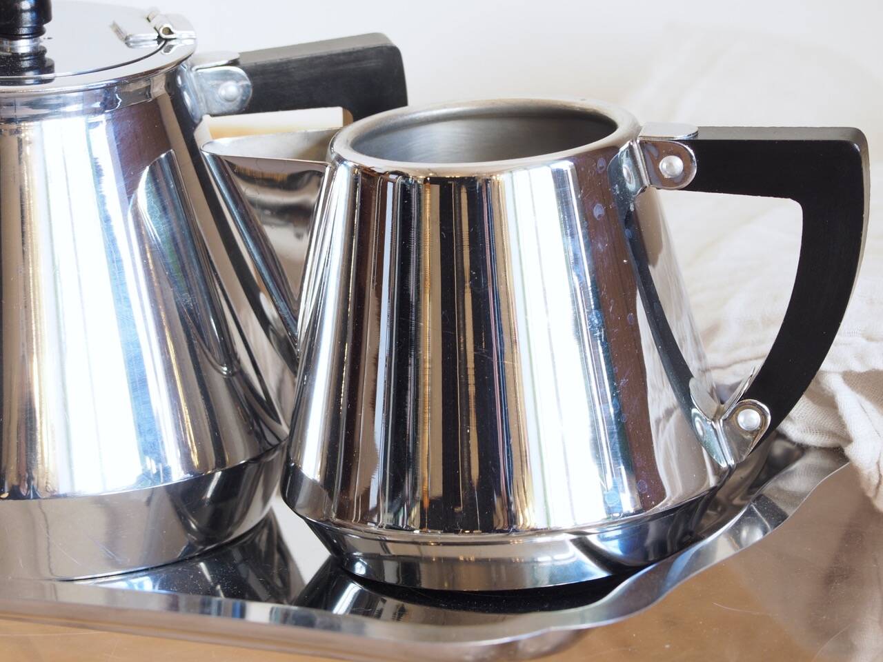 Art Deco style metal tea service LA SALAM