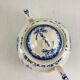 Sugar bowl with lid Villeroy and Boch Mettlach Burgenland blue