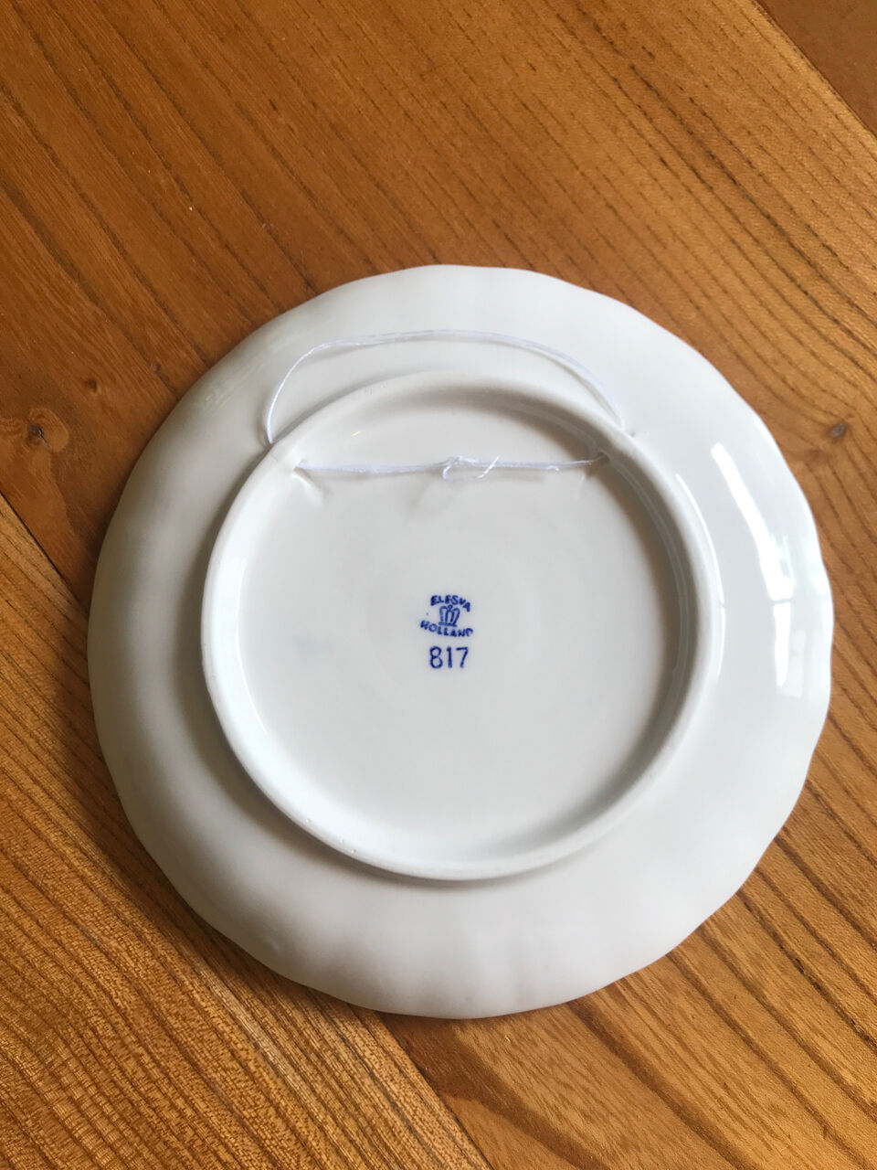 Decorative plate Delft Blue Elesva Holland