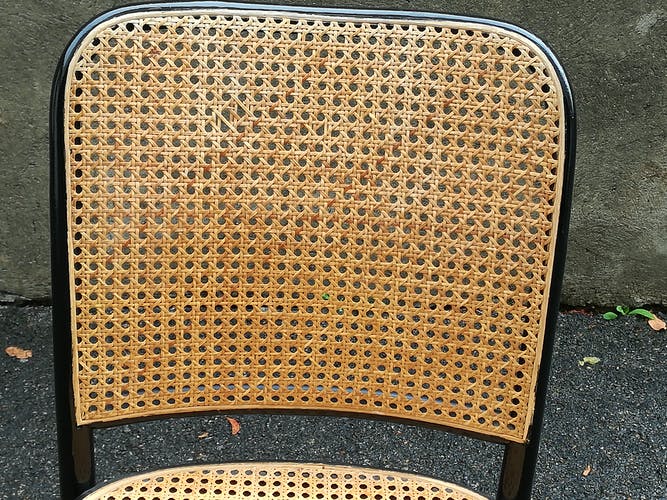 Set de 4 chaises cannées Prag chair