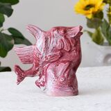 Statue 1930 large enameled fish