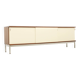 Sideboard of three sliding doors published by Airborne, France, 1960s.