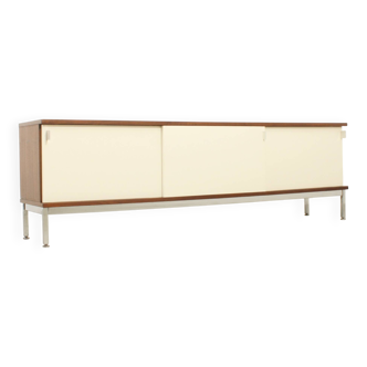 Sideboard of three sliding doors published by Airborne, France, 1960s.