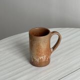 Rustic stoneware mug