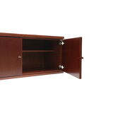 Hanging vintage low sideboard from the 1970s