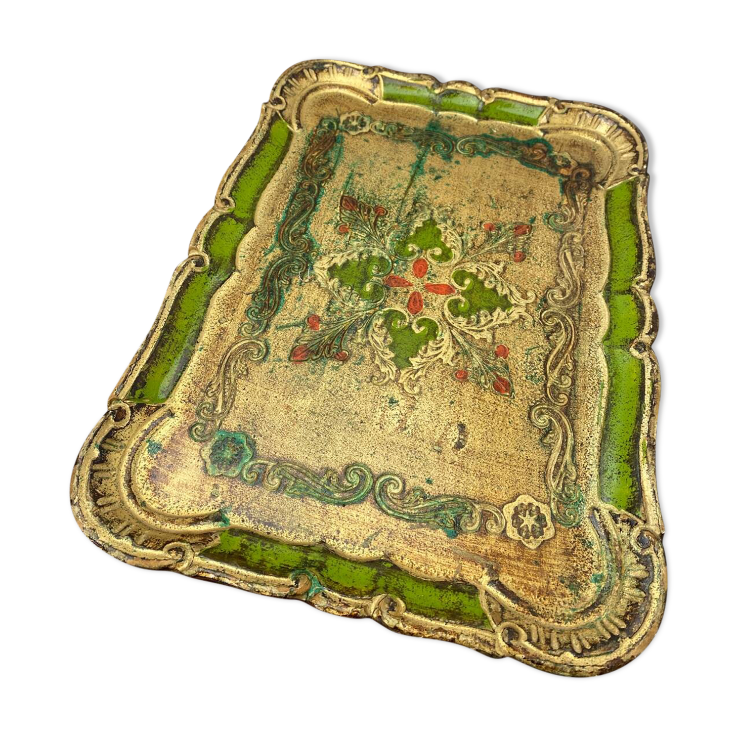 Florentine wooden tray