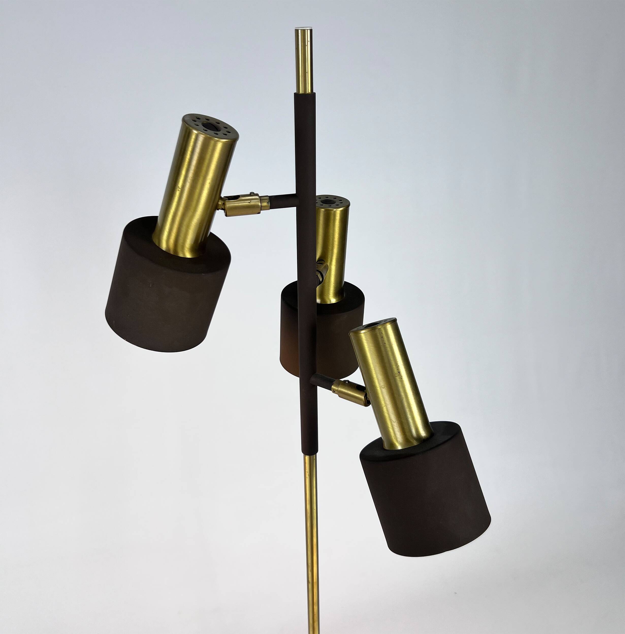 Wilko/Solken Leuchten Floor Lamp with Adjustable Lamps, 1970s