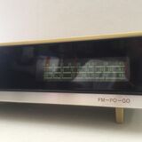 Old vintage electric alarm clock radio universum dcr-011 slat model