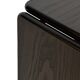 Vintage Italian side table made of ebonized wood 70's design