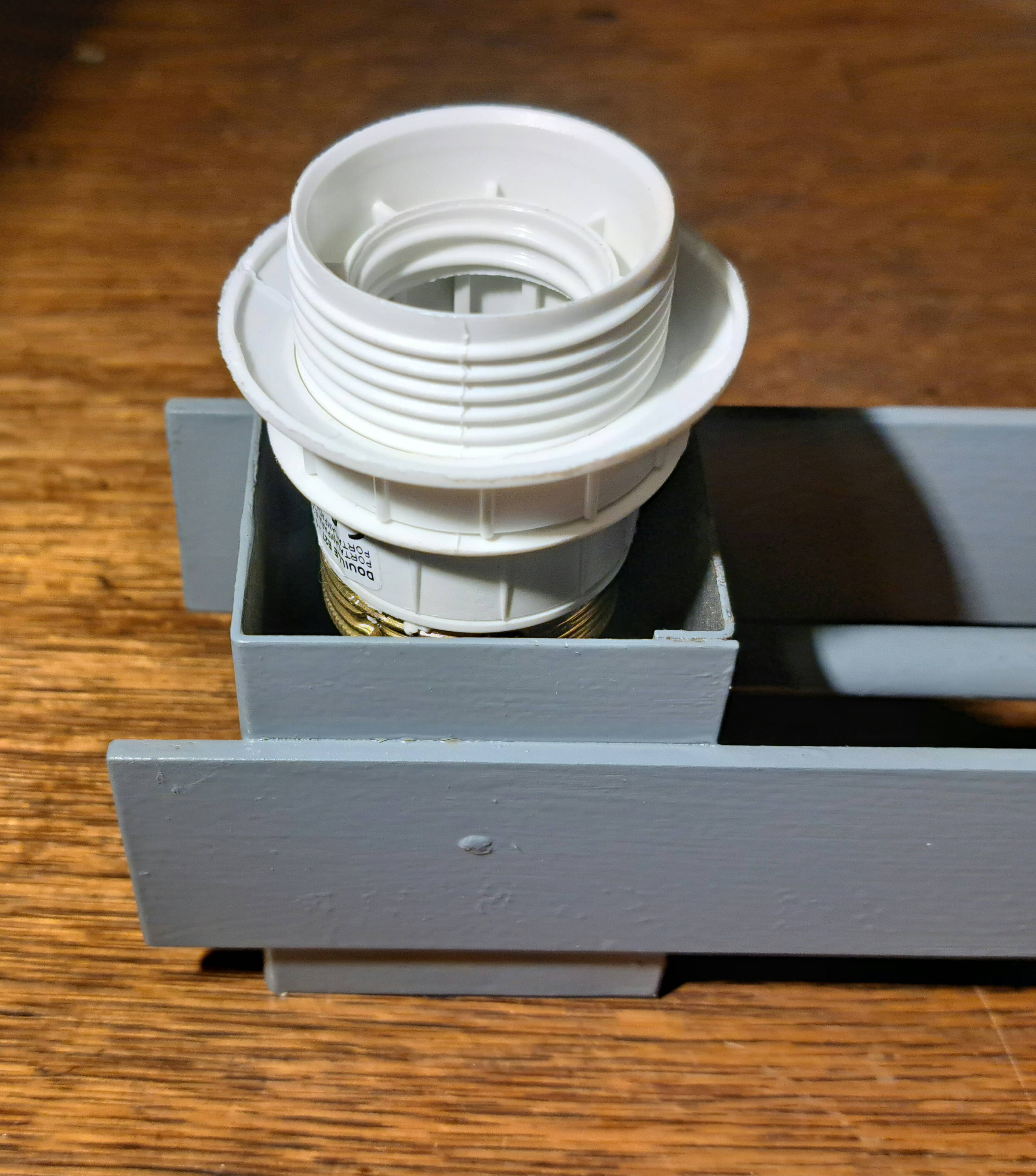 Pair of industrial wall lights, 1970