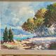 Mediterranean Landscape Painting Signed by Mr. Sabido