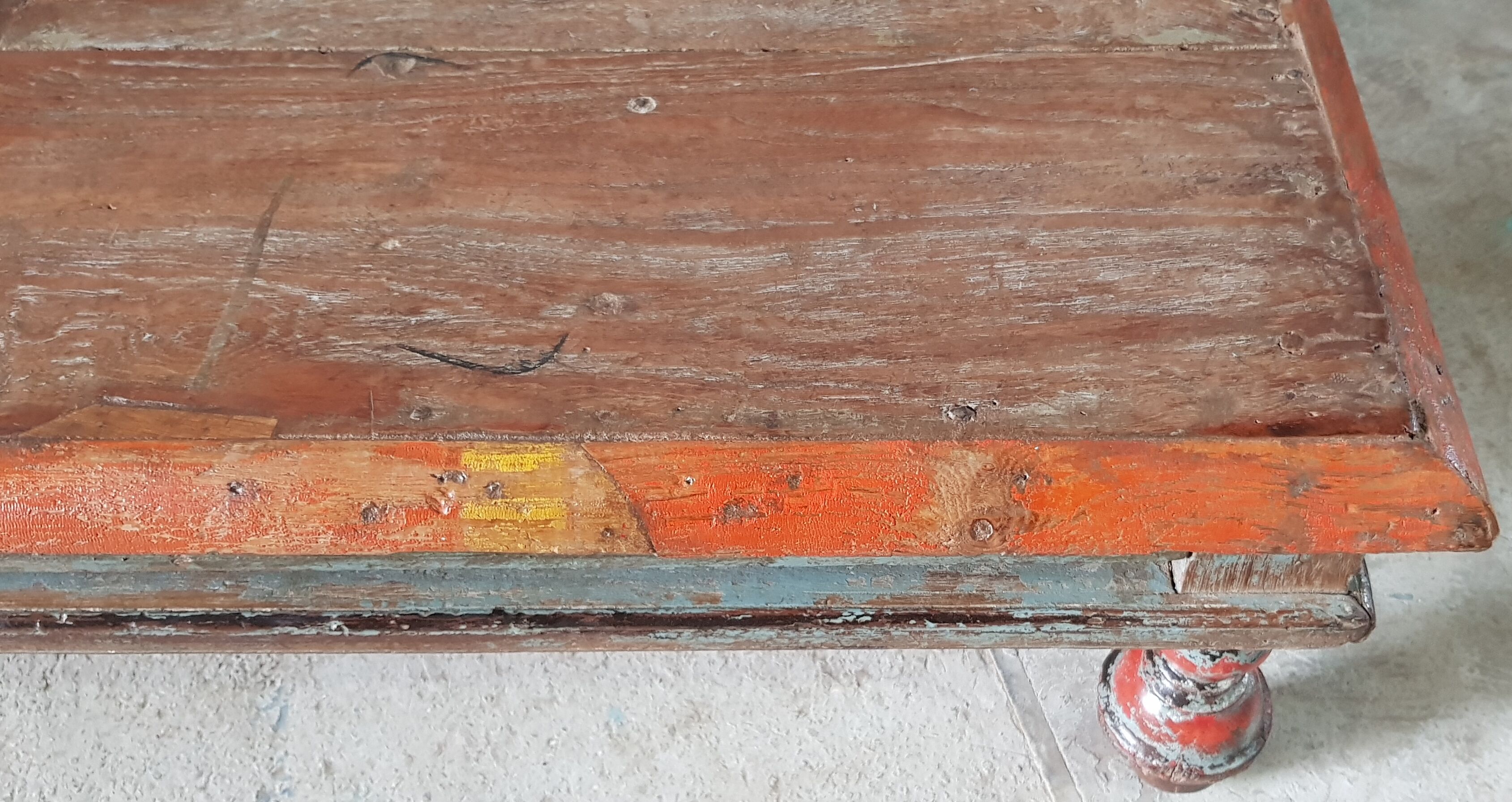 Old teak coffee table