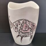 Vintage Vase Vallauris by Raymond Chastagnol
