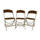 Lot de 3 chaises pliantes