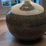 Table lamp in glazed stoneware