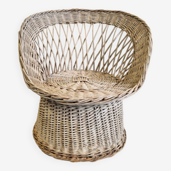 Rattan armchair