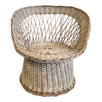 Rattan armchair