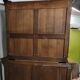 Two-part Italian Renaissance style buffet in solid oak