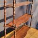 19th century molded mahogany wall shelf Louis-Philippe