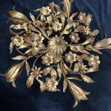 Ceiling light chandelier metal gold Italy style Hans Kogl