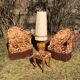 Ensemble fauteuils crapauds et repose-pied