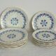 8 vintage dessert plates Dany model, Digoin Sarreguemines