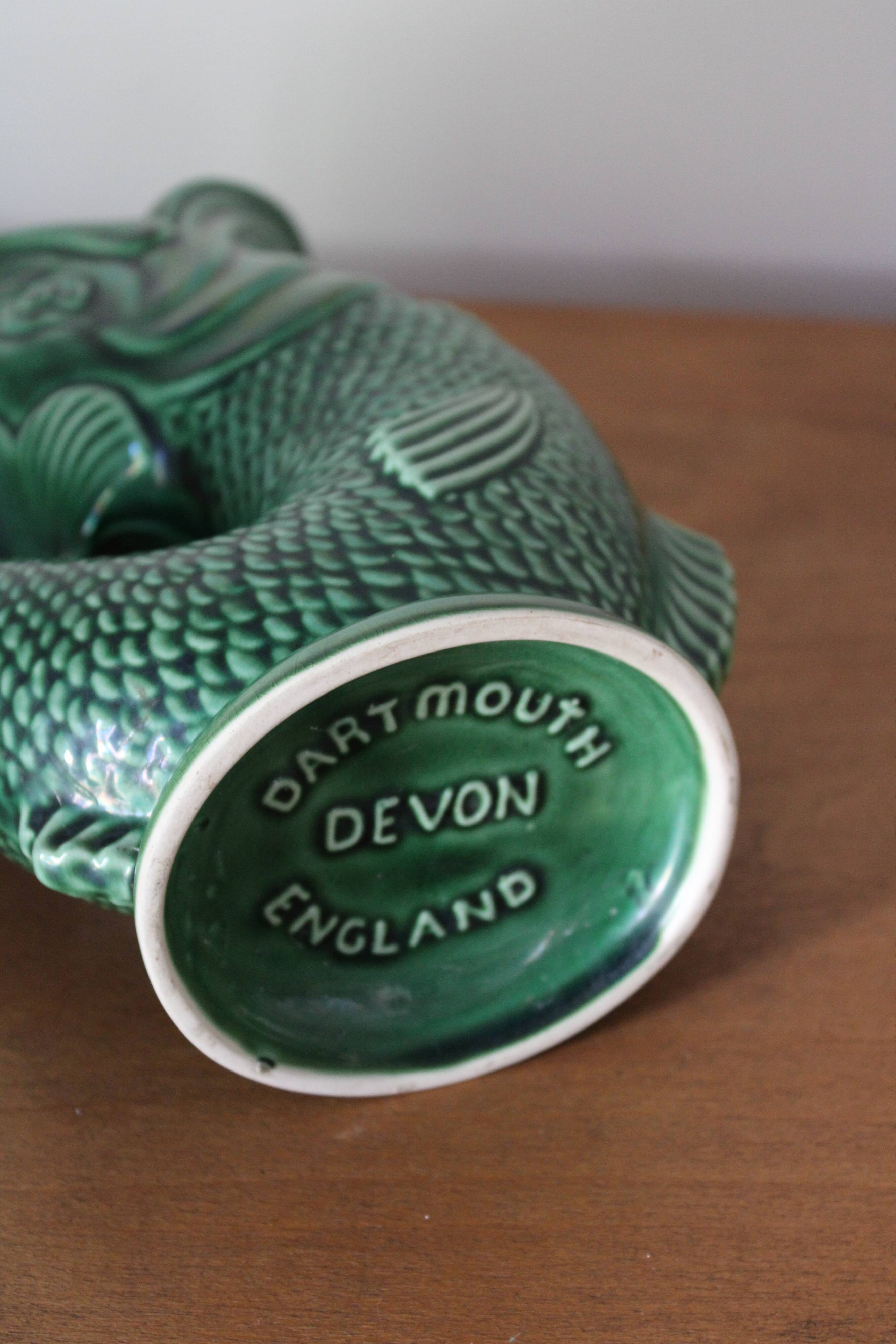 Zoomorphic pitcher in ceramic fish