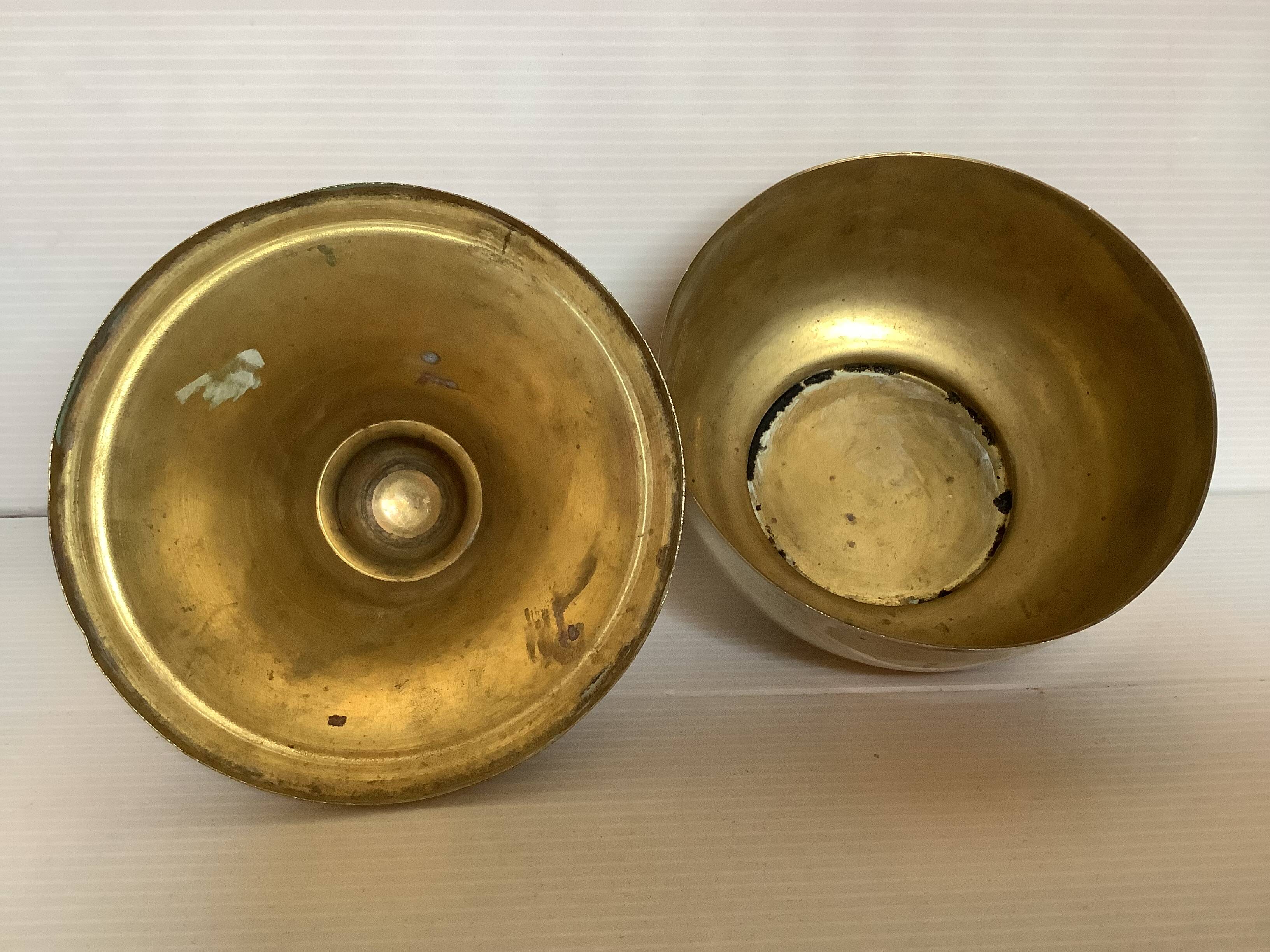 Brass trinket box