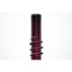 Midcentury Burgundy Glass Vase, Poland, 1960s