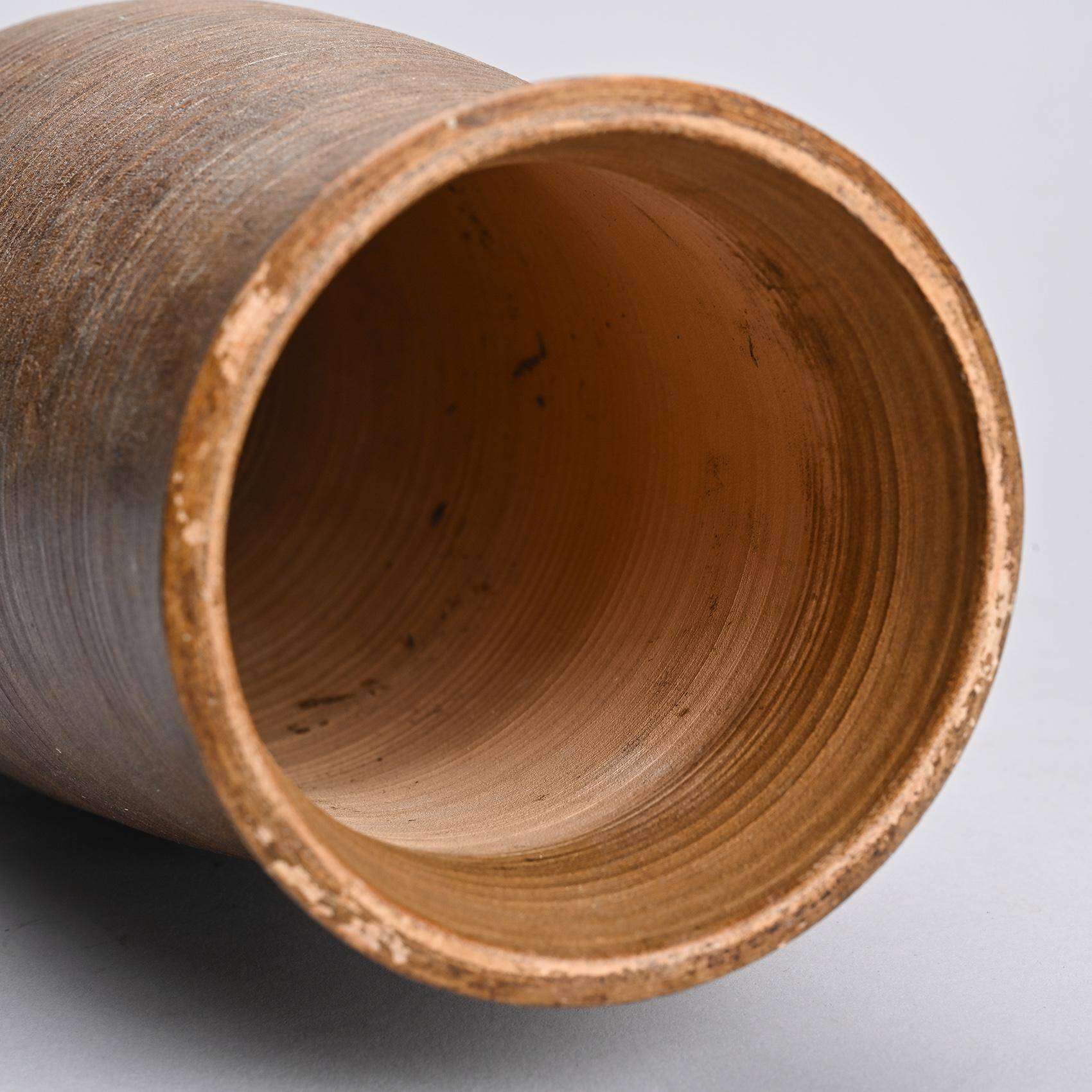 Vase en grès par Annie Fourmanoir, années 70